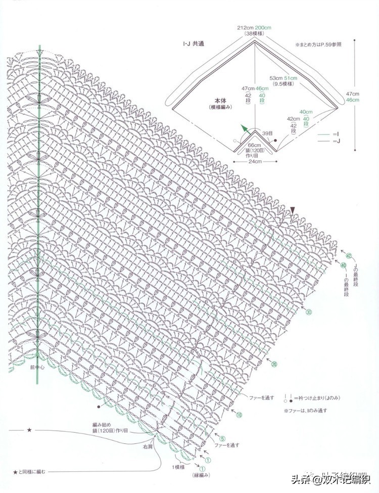 斗篷披肩加厚冬款制作,编织斗篷披肩最新款教程