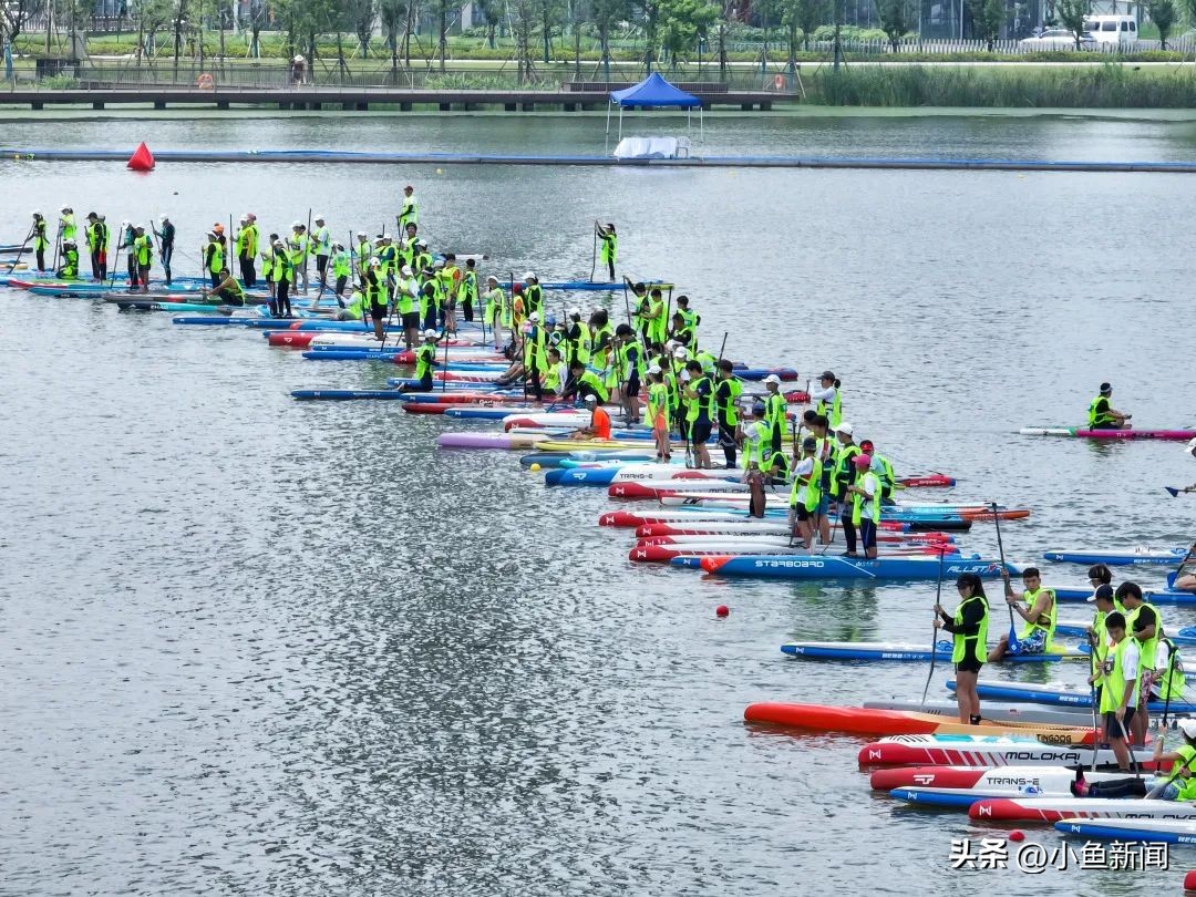 2023全国桨板公开赛常熟直播,常熟琴湖溪里皮划艇比赛