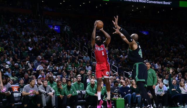 球队数据与战绩,曾经的哈登vs曾经的恩比德