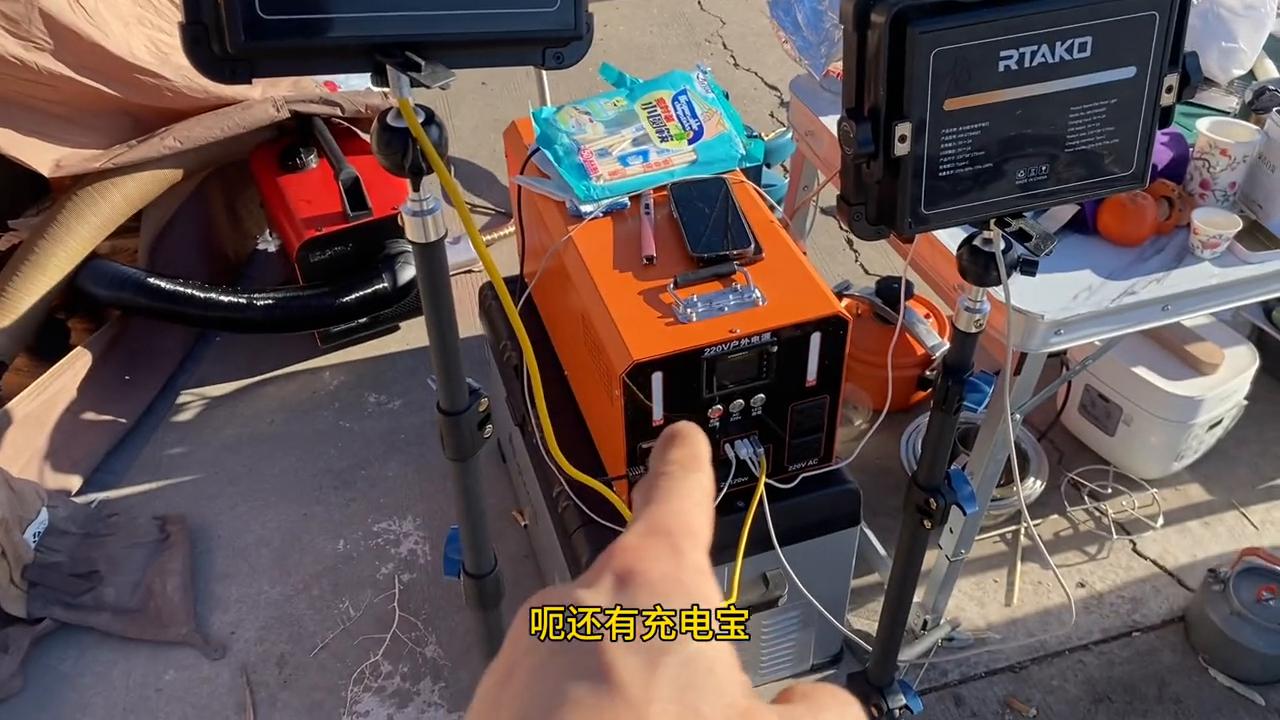 露营柴火炉温度测试,零下20度极寒测试