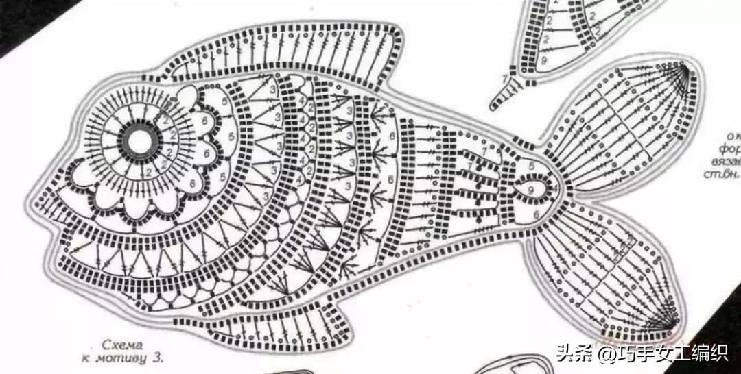 她只用零线就把鱼钩出了百变的花样，还超实用，真是太聪明了！