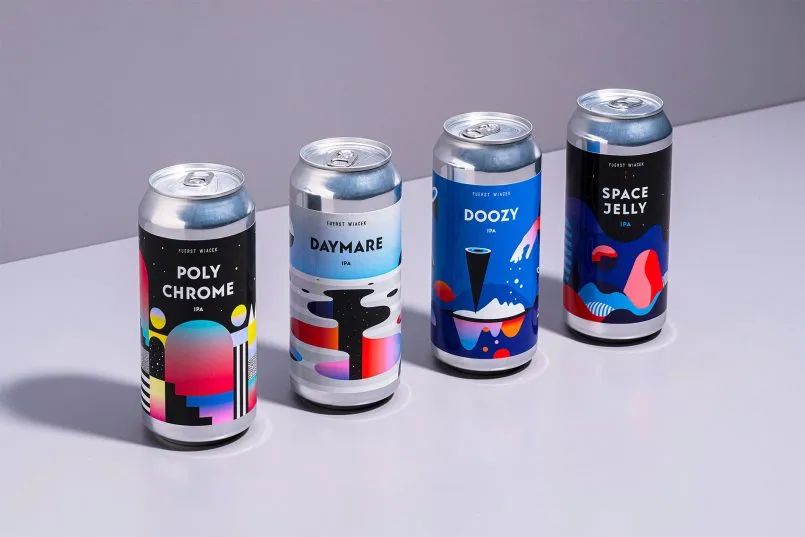 简约化酒包装设计图片,这些酒包装设计太上头了