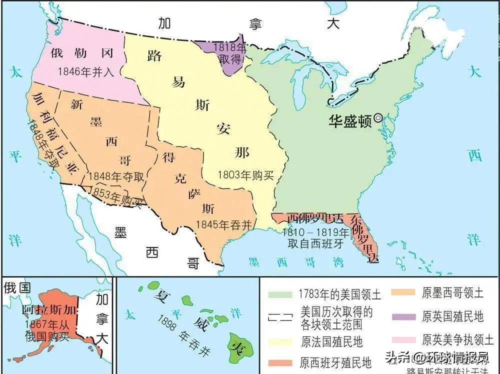 墨西哥被美国吞并了多少领土,美国吞并了墨西哥多少土地