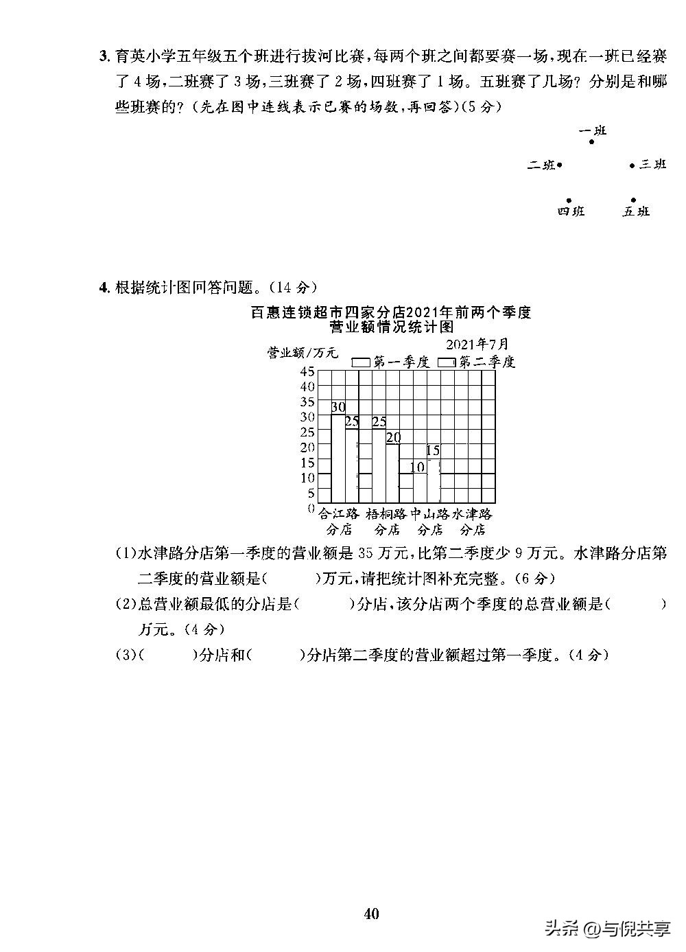 2022苏教版五年级数学练习册答案,苏教版五年级上册数学重点题