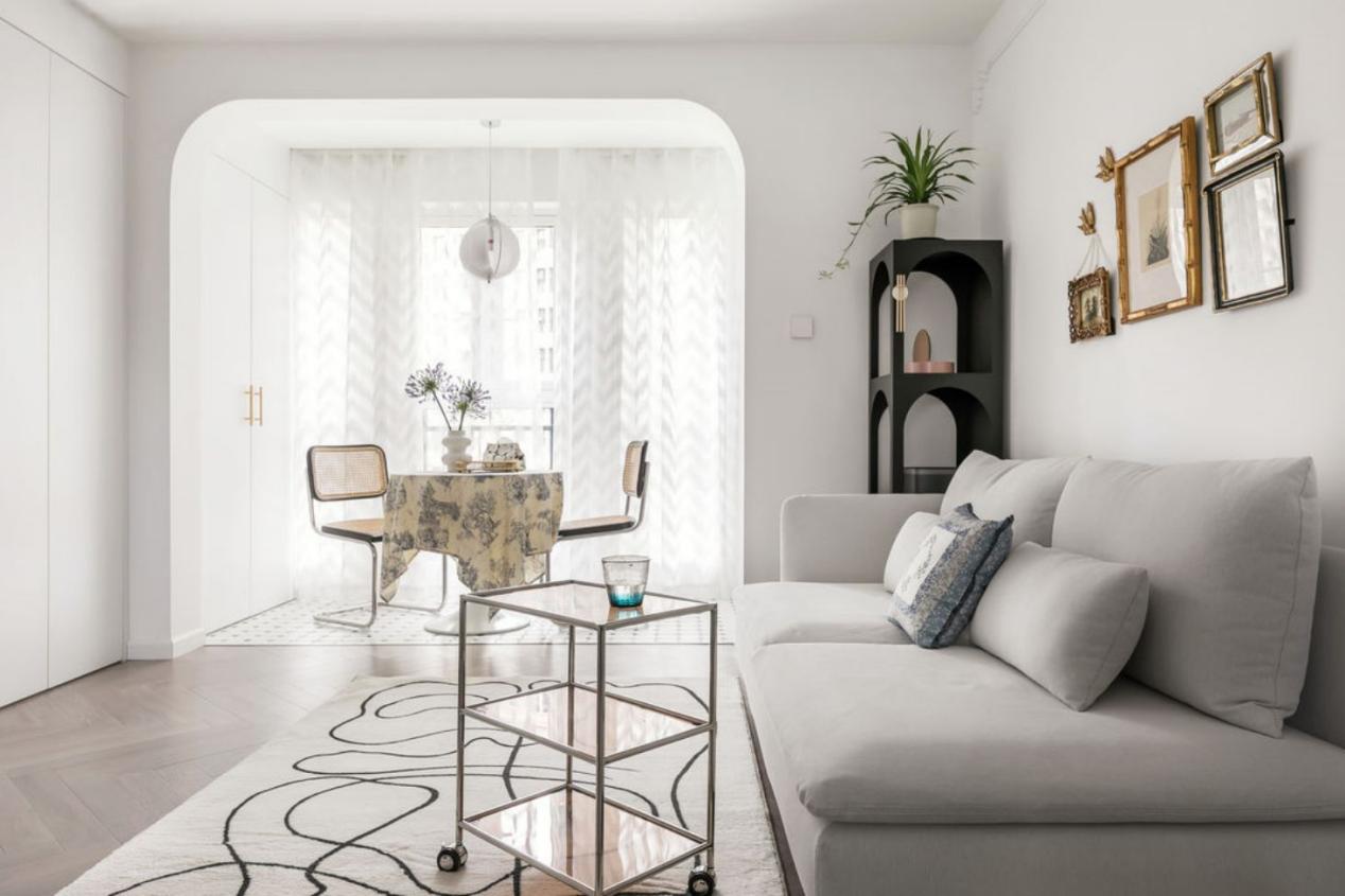 法式简约型公寓,优雅法式公寓设计