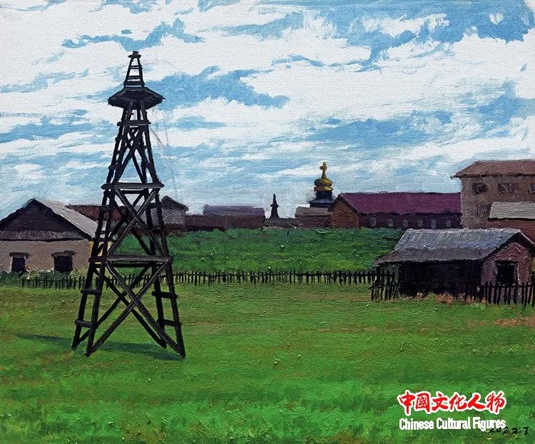 韩玉臣太行山写生油画水平,韩玉臣美术展