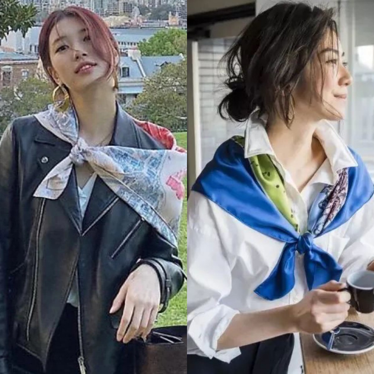 什么样的丝巾好看又百搭,夏天怎么可以少了饰品