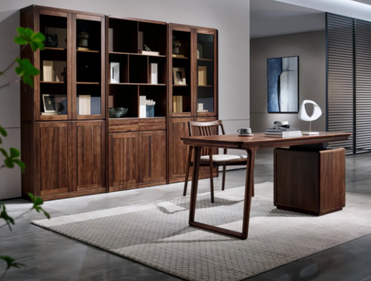 兴叶黑胡桃实木家具,兴叶家具黑胡桃