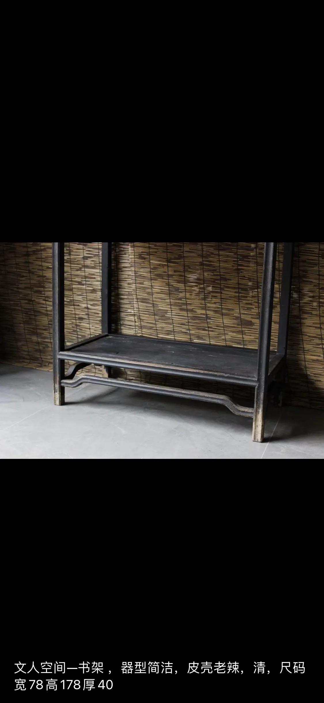 居住空间书架,禅意书房书架