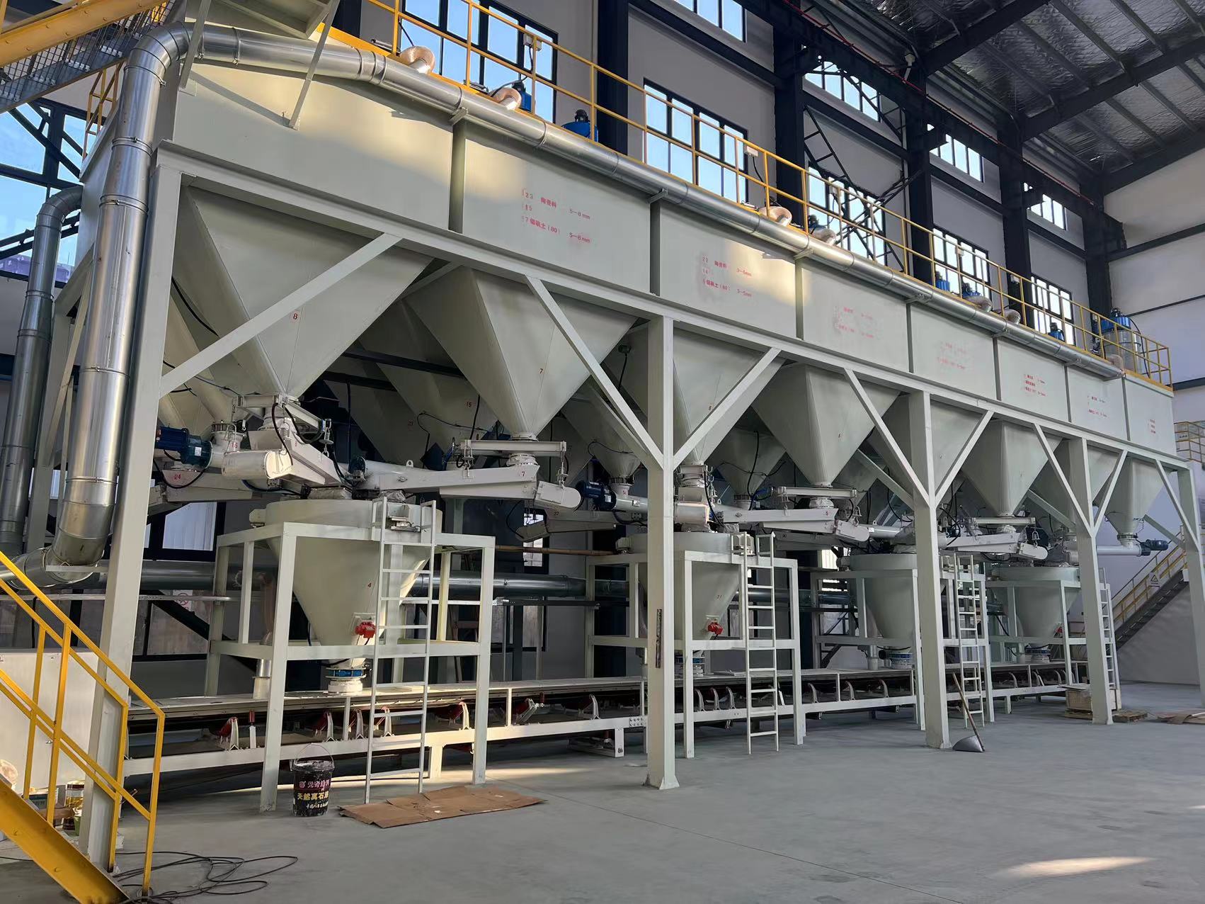 耐火材料称重配料设备,耐火材料配料生产线跟配料系统