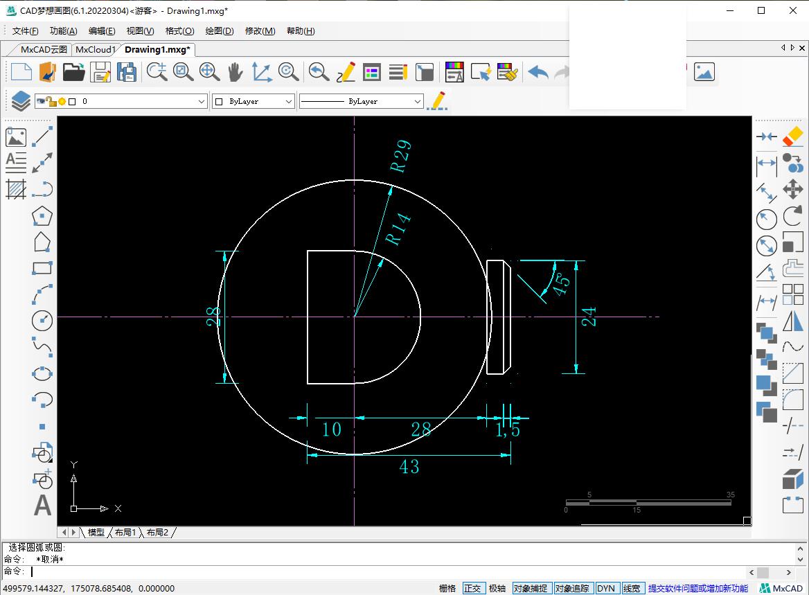 cad平面螺旋线绘制教程,cad圆形指示线怎么画