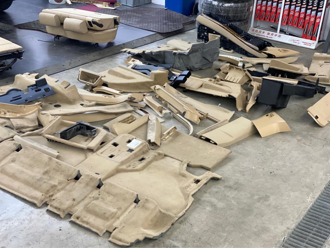 翻新整备一台老x5,13款宝马x5整备翻新