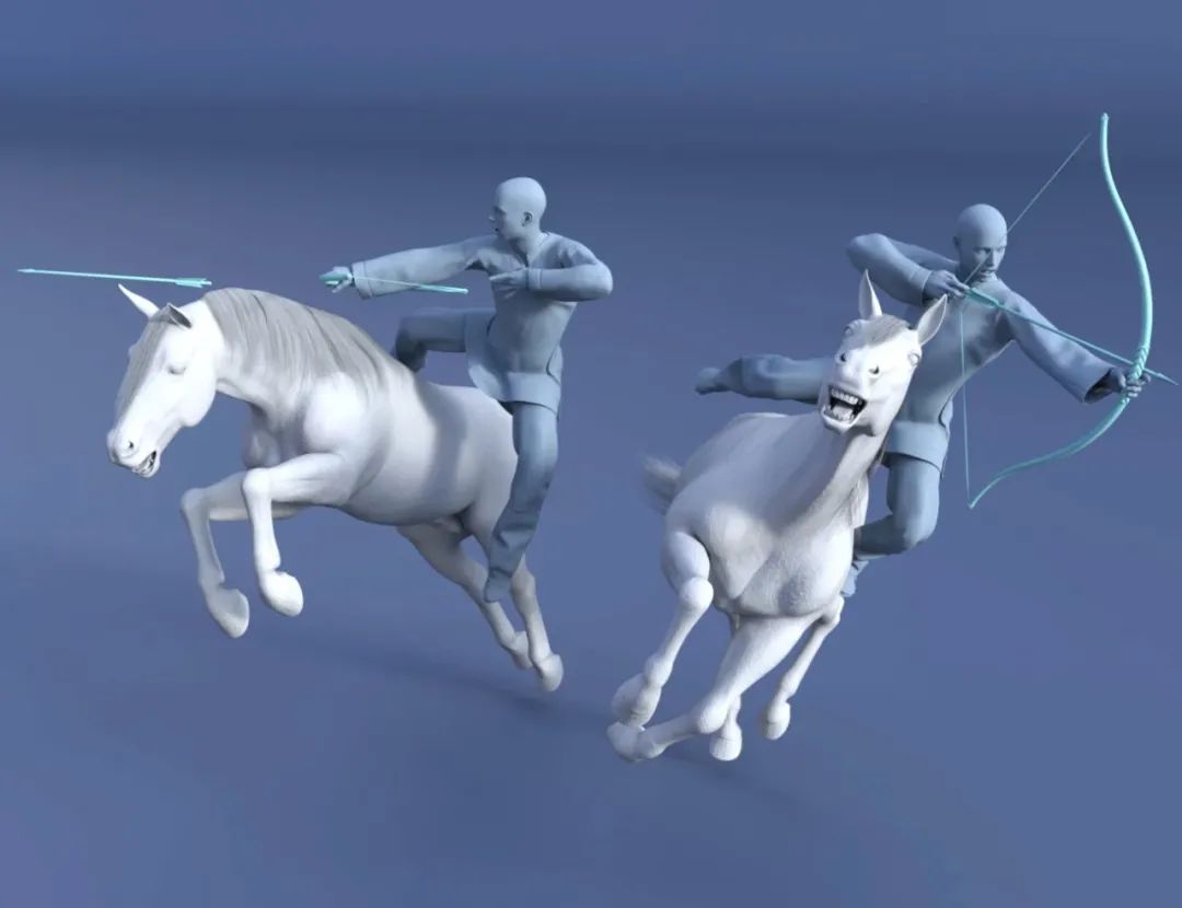 手持弓箭动作速写参考,钢笔画人物动态速写头部速写