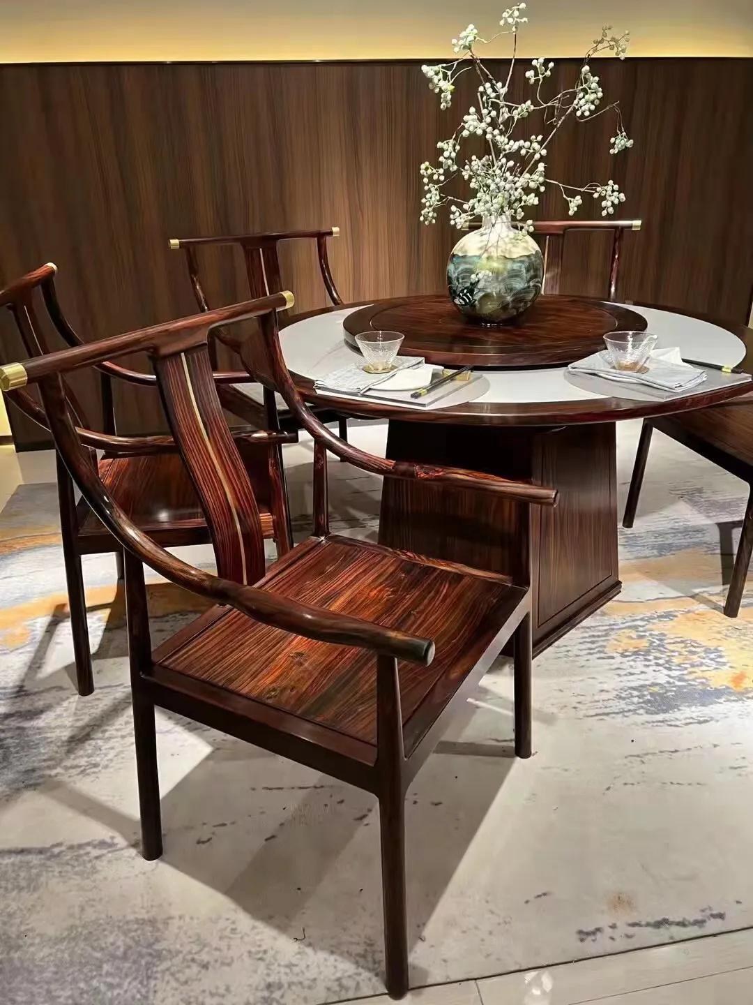 拾贰空间设计,拾贰空间阔叶黄檀红木新中式