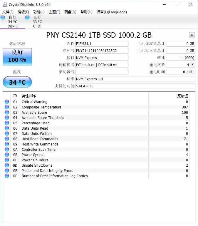 PNYCS2140PCIe4.0SSD评测:激活12代酷睿平台