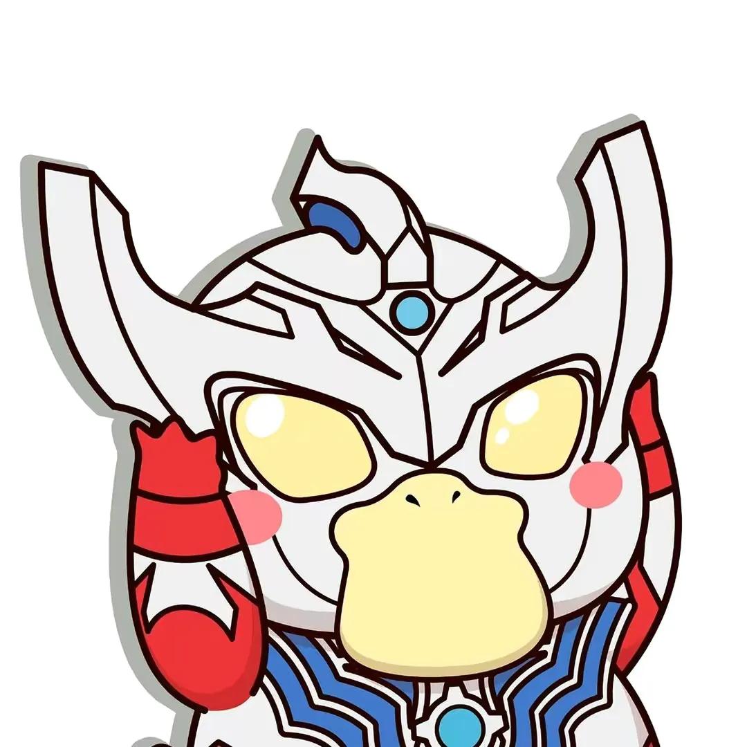 可爱可达鸭头像大全,各种可达鸭头像