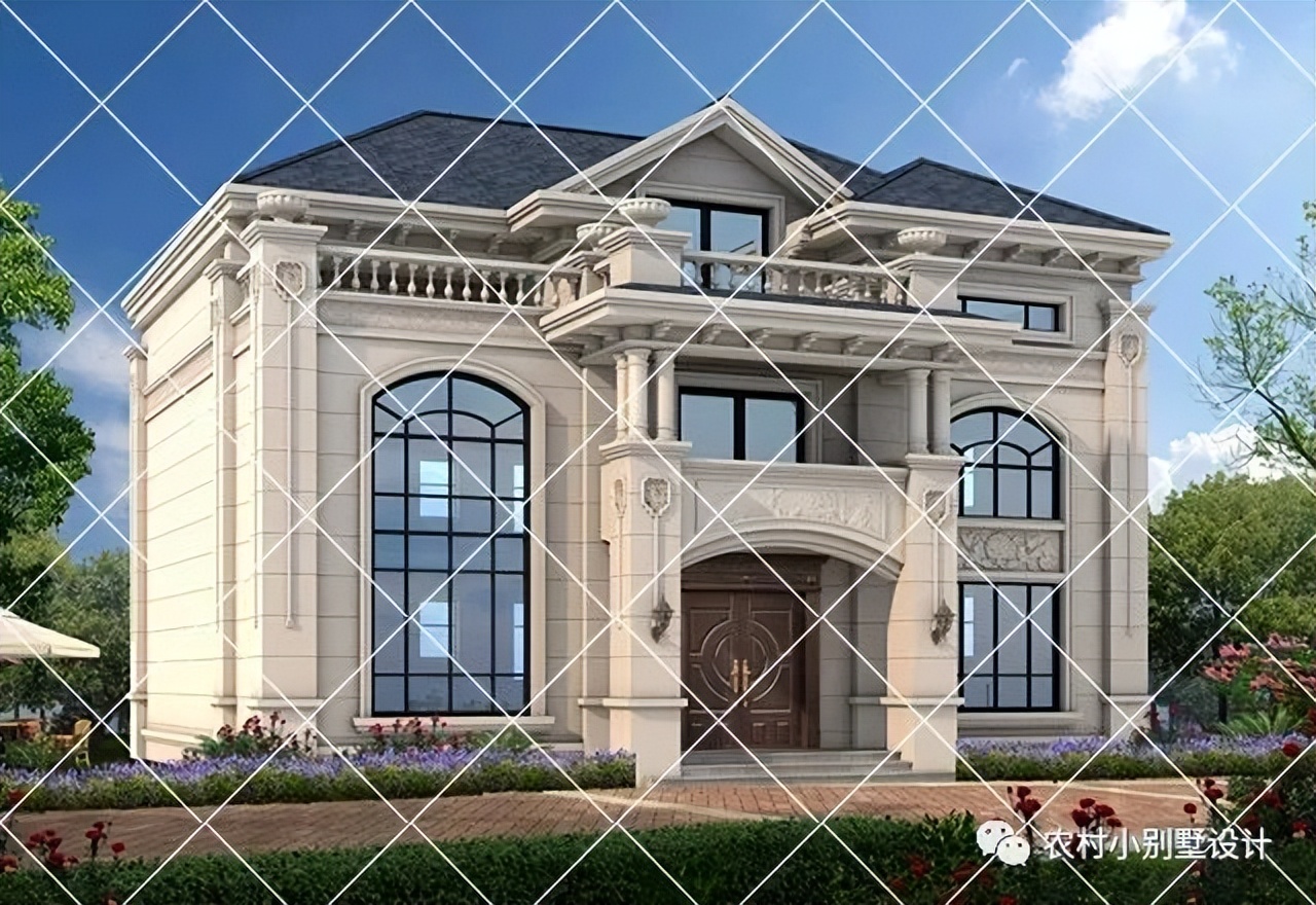 欧式别墅三层半设计及图纸大全,100平米三层别墅欧式全套设计图纸