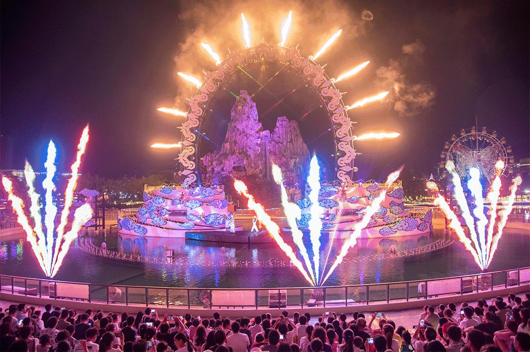 换个方式闹元宵资讯,融创文旅城烟花秀