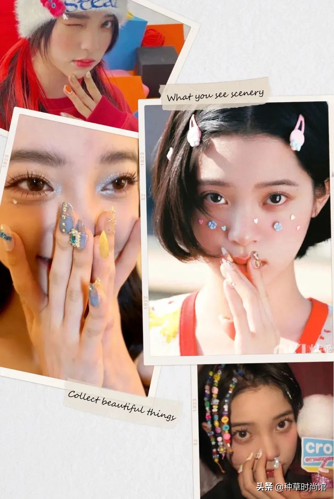 秋冬超显白高级感美甲,春日美甲图片最新款百搭