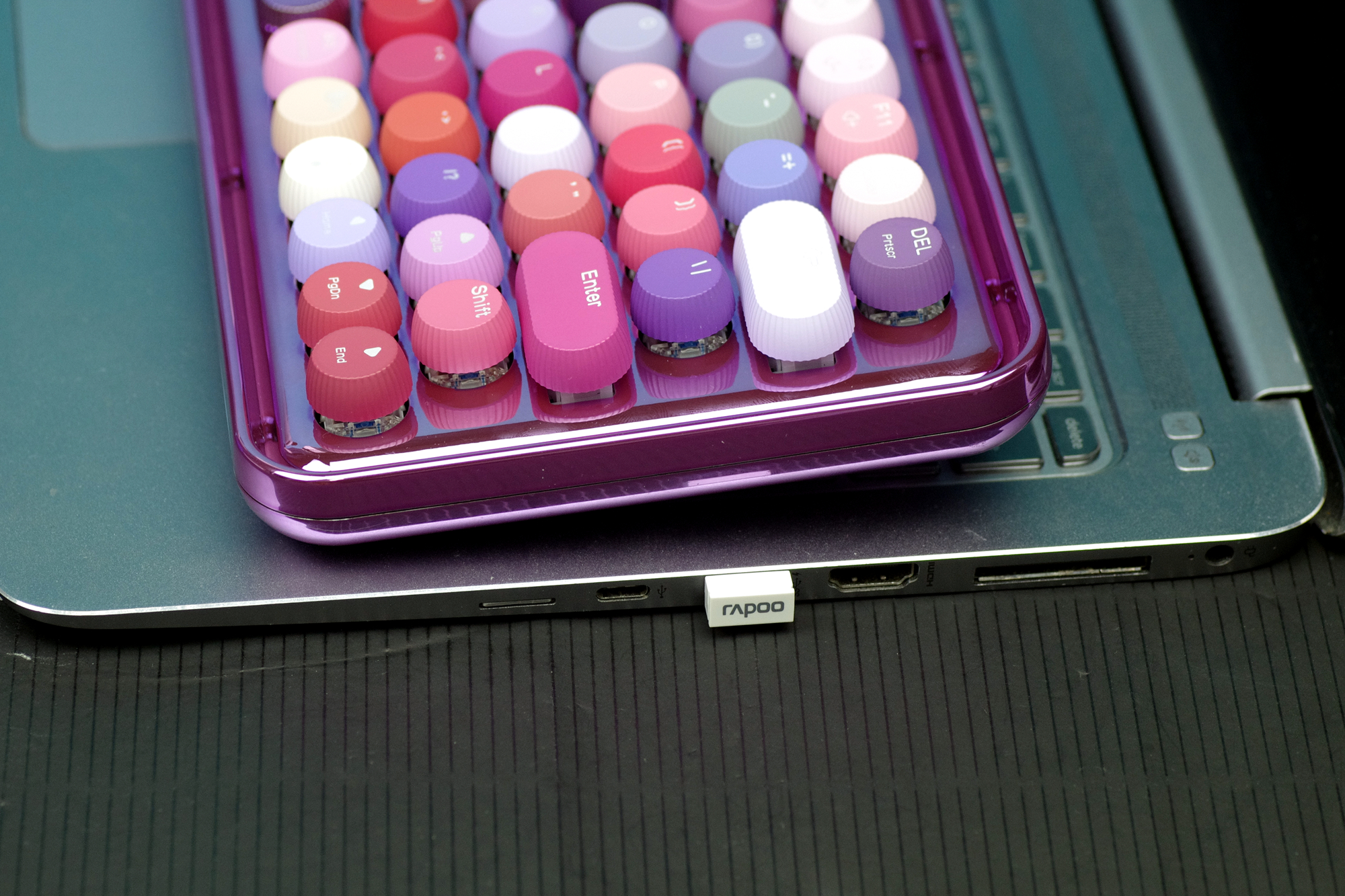 女生一眼就会爱上的键盘，雷柏ralemoPre5多模无线机械键盘