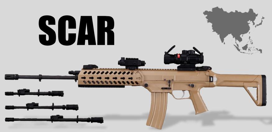 lr17步枪和scar,lr17模块化突击步枪