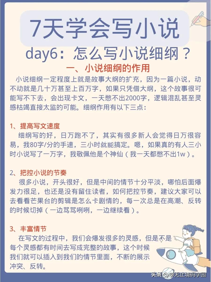 21天学写小说,如何学写小说