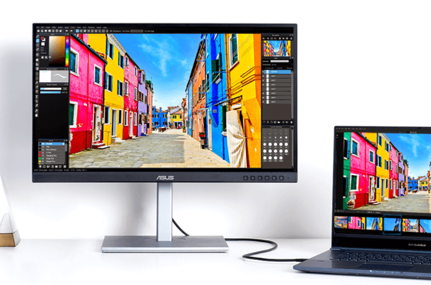 华硕护眼显示器,宅家必备护眼设备