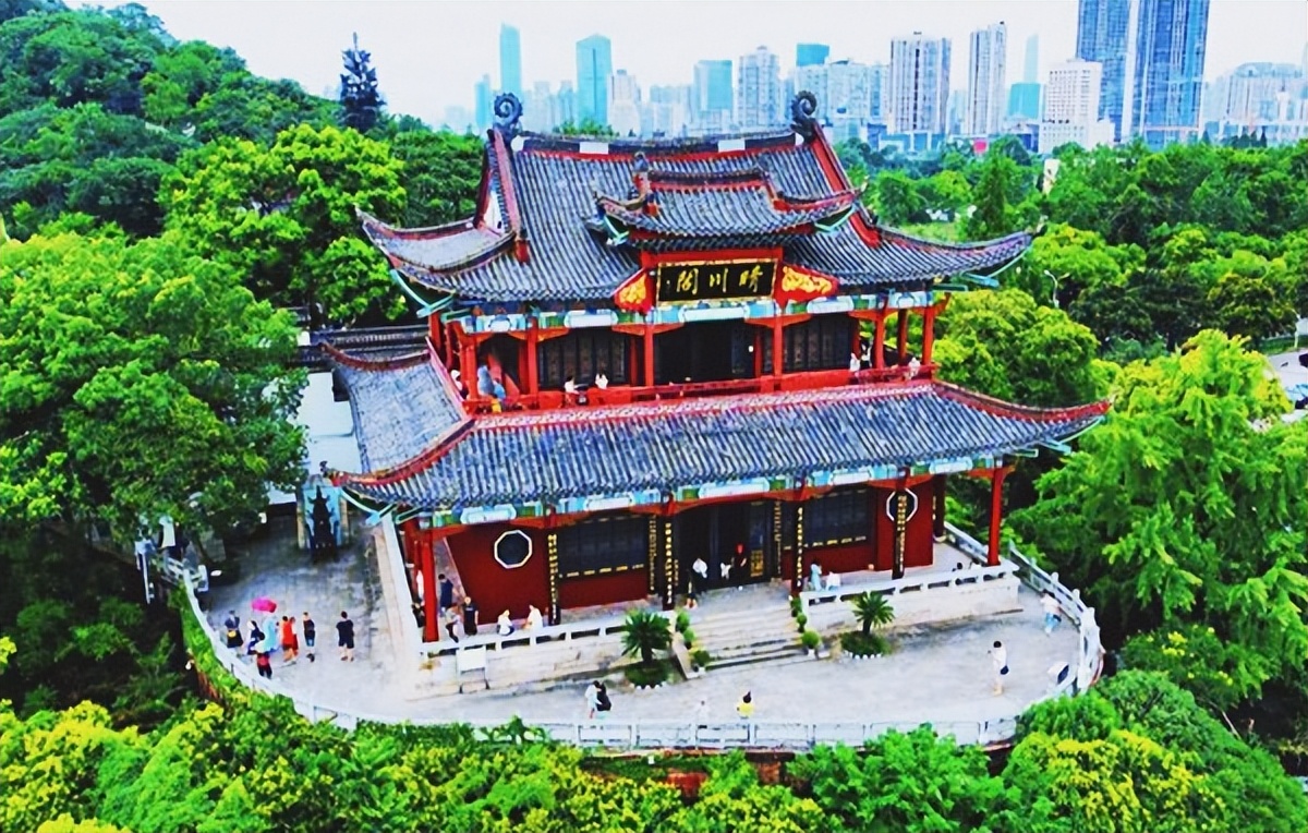 武汉十大名胜晴川阁,武汉四大名胜之晴川阁