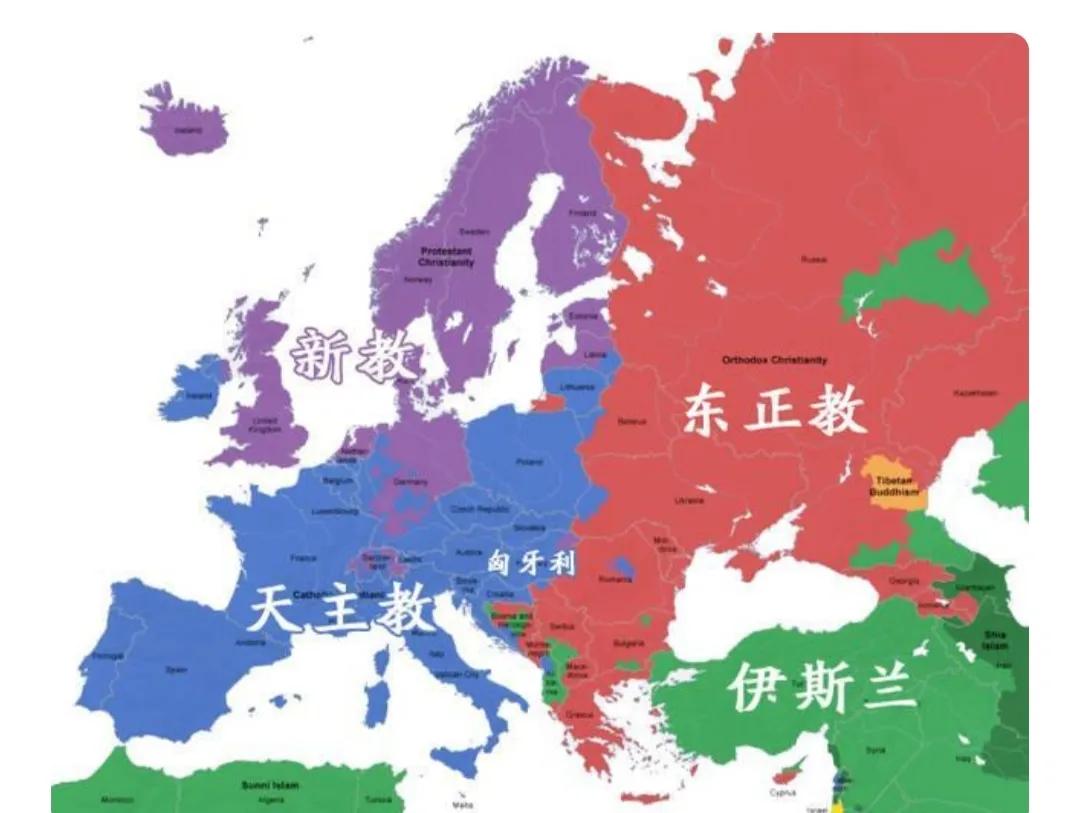 教你一招，从教堂的样子来分辨是什么教