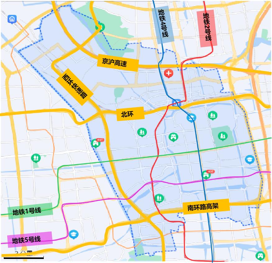 平江新城未来潜力,苏州一核四城规划图