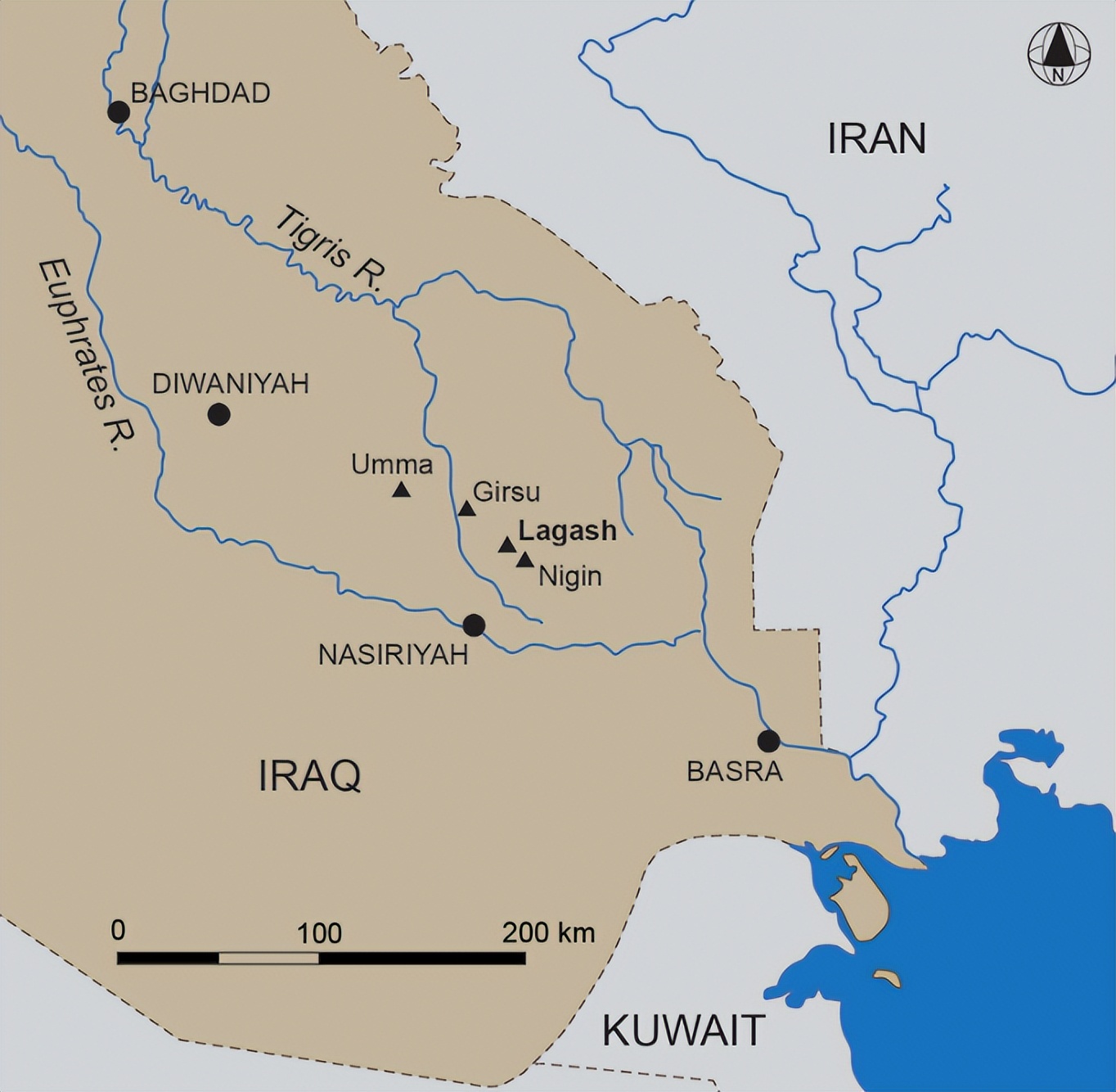 深度研究公元前3000年拉格什地区呈现出密集城市化的趋势