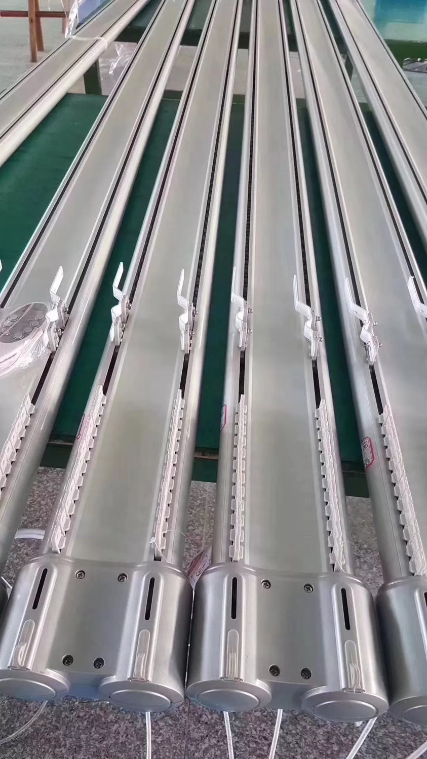 电动智能窗帘源头工厂,一体化电动窗帘