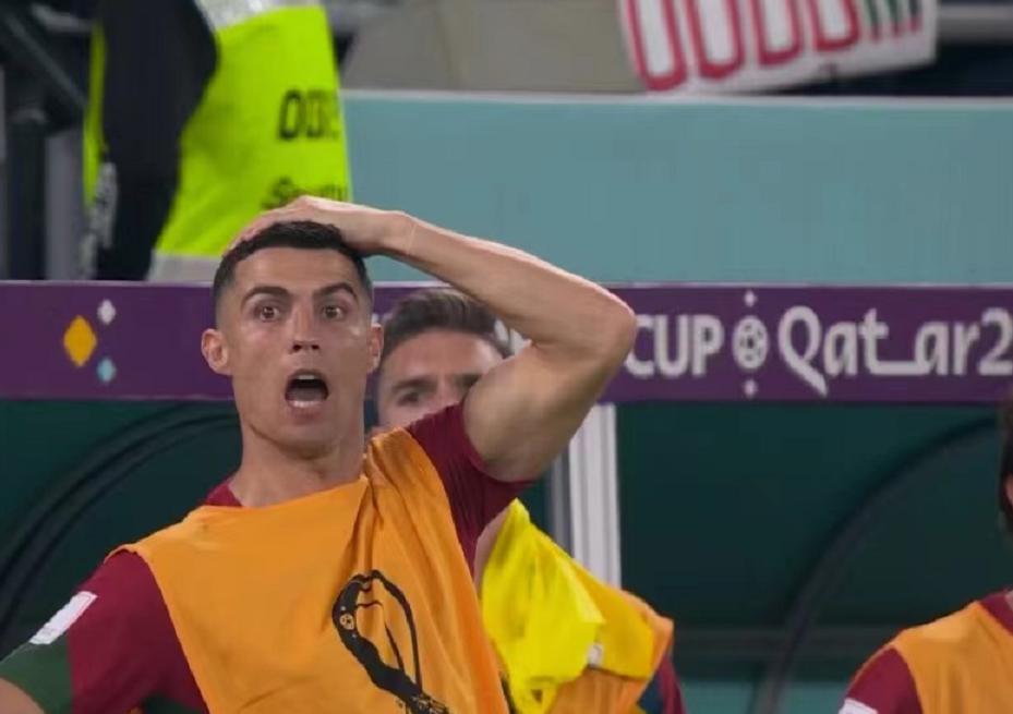 c罗超常发挥助葡萄牙1:0,葡萄牙被偷球后c罗及其队友反应