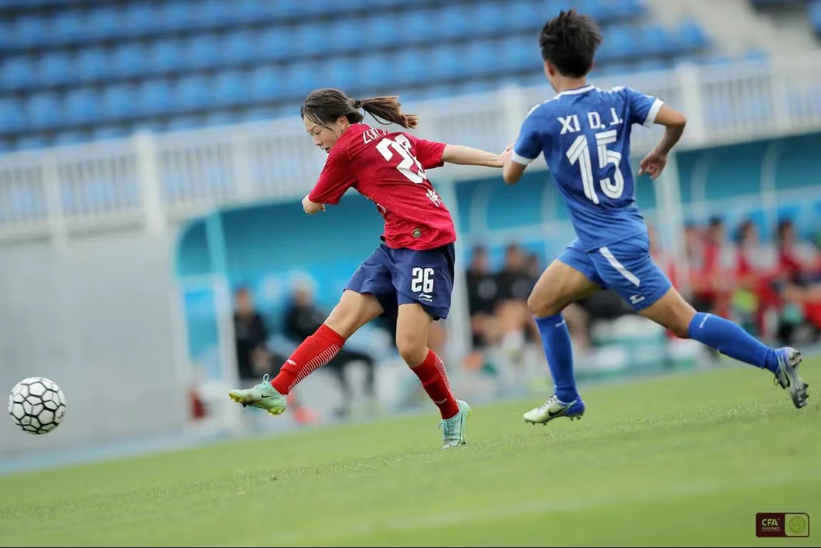 女足未来之星邹梦瑶,女足邹梦瑶入琼中女足了吗