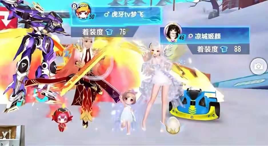 陈不凡超甜飞车竞速上演蠢萌场面？梦飞故意放水，网友：学到了