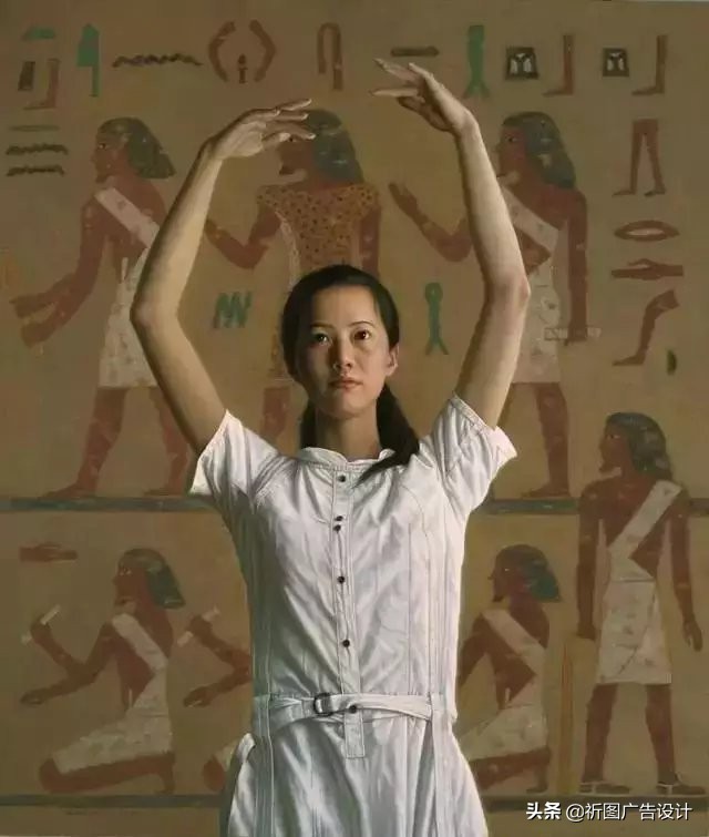 艺术家顾致农教授油画作品——古典美女人体油画欣赏