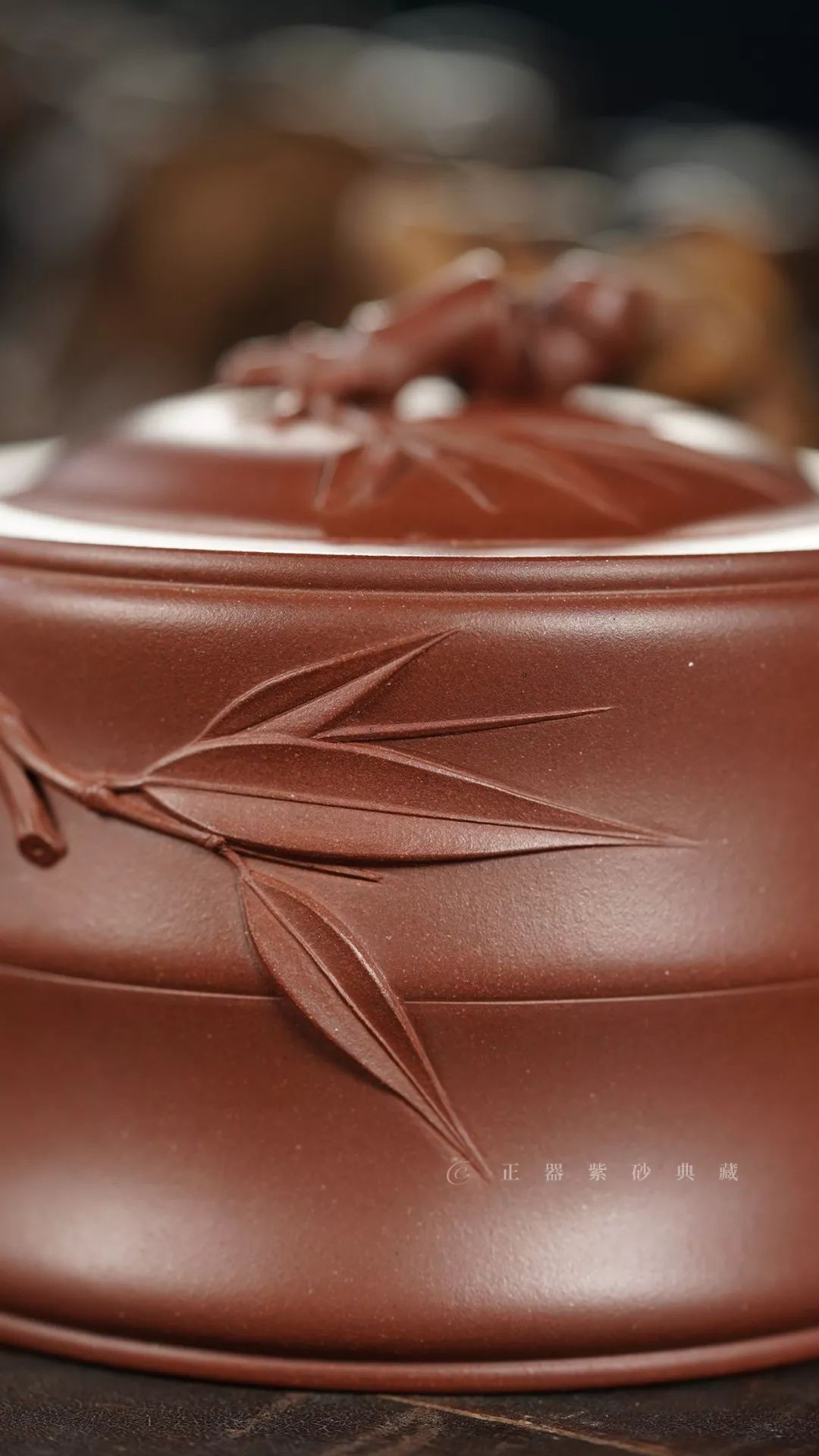 正器紫砂典藏,季益顺紫砂壶真品竹节系列