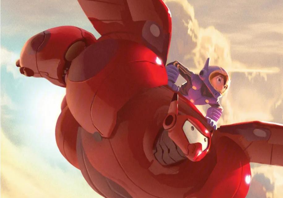 超能陆战队泰迪和教授变成了知了,超能陆战队给大白穿上机甲的过程