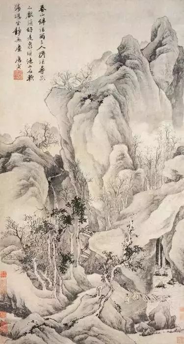 明代山水画100幅大饱眼福值得借鉴,明清高清山水作品欣赏