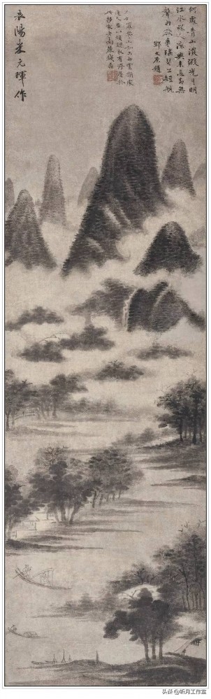 南宋著名画家米友仁,古代画家米友仁