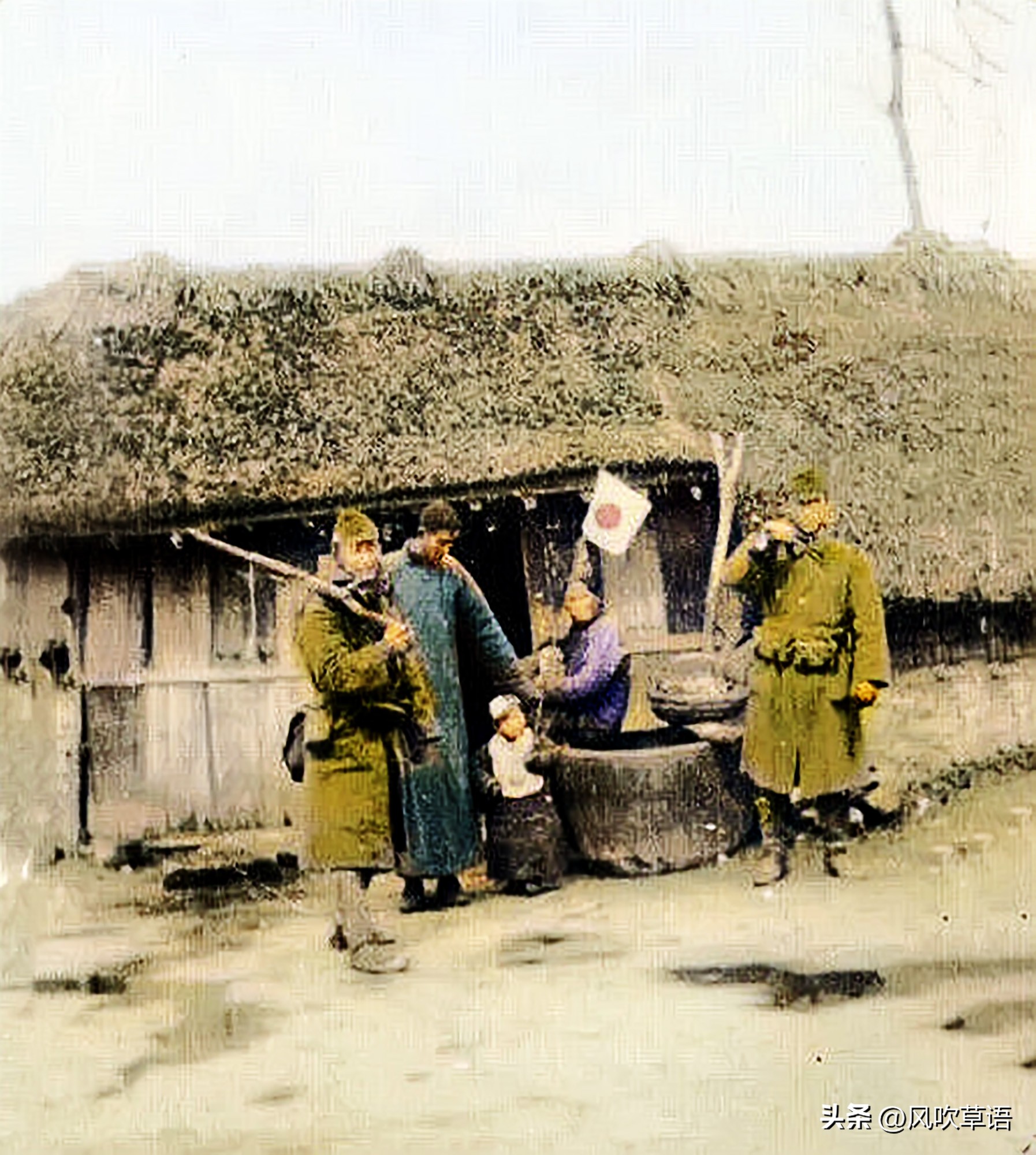 侵华战争大汉奸照片,侵华日军镜头中的汉奸