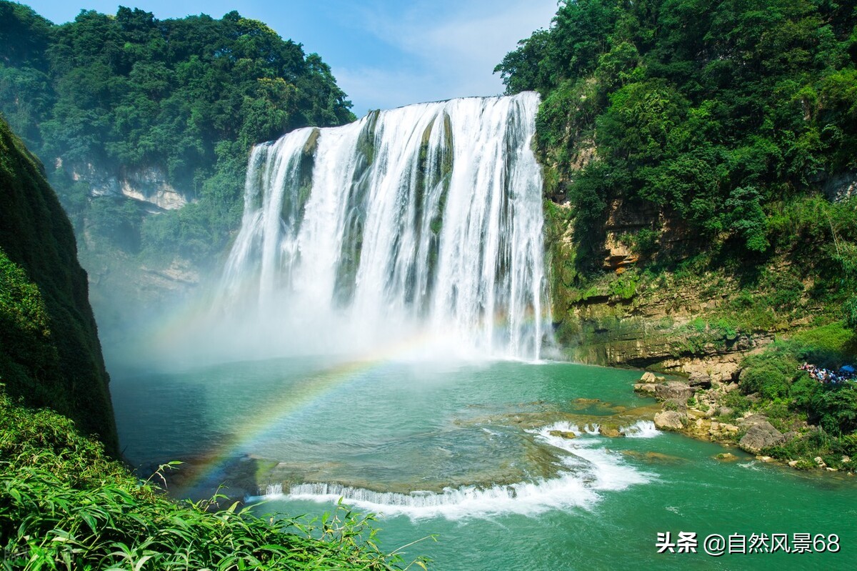 多彩贵州黄果树瀑布绘画作品,多彩贵州黄果树瀑布视频