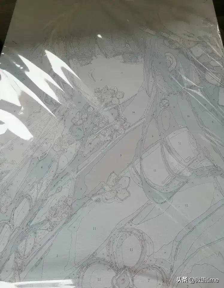 复杂的数字油画怎么涂色,小色块数字油画推荐