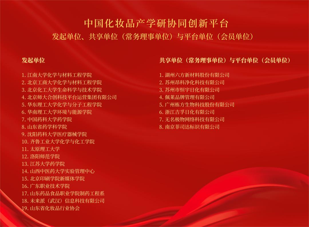 中国化妆品产学研协同,中国产学研协同创新平台