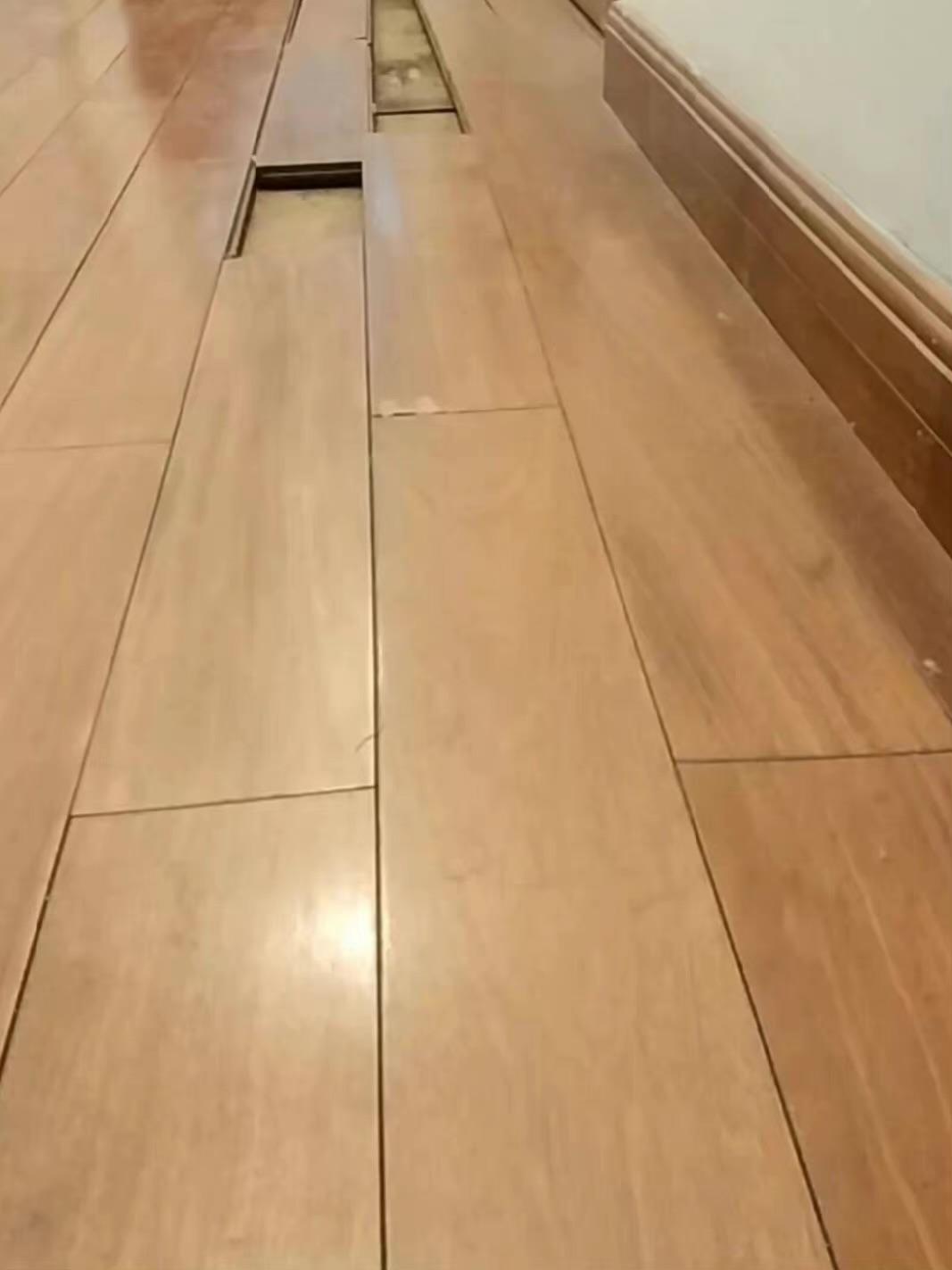 木地板全屋通铺失败案例,全屋通铺木地板起拱了怎么处理