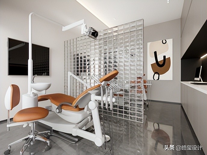 口腔诊所门头设计效果图,口腔诊所隔断玻璃设计