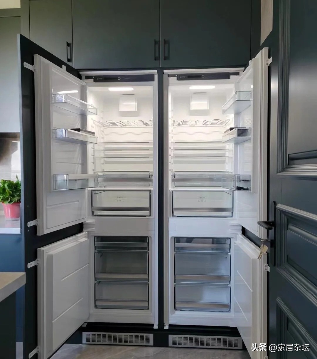 全隐藏嵌入式冰箱具体怎么做,两边都是墙嵌入式冰箱怎么做