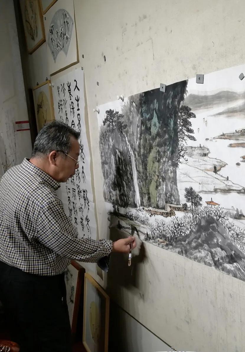 画家王建军山水画,王建军山水画写生作品