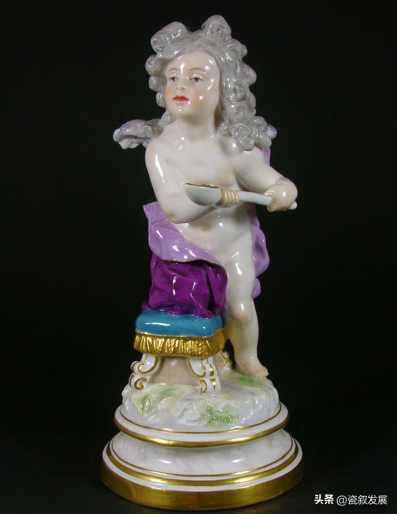 欧洲瓷器之祖-梅森Meissen制瓷厂-爱神丘比特“爱”主题瓷塑（2）
