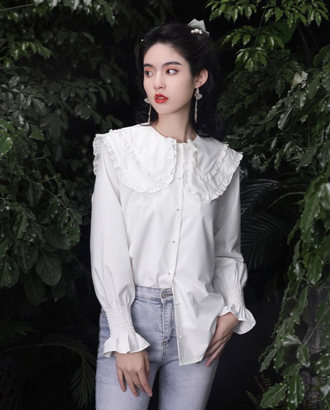 衬衫除了基础款还有啥,一字领衬衫搭什么裙子好看